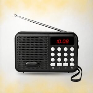 OPINIA Radio S8 FM Audio Player, 9 inch Antenna for Crystal Clear Sound FM Radio